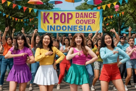 Ilustrasi Demam K-Pop dan Fenomena Zeusbola di Indonesia